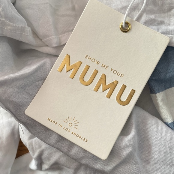 NWT Show Me Your Mumu Tara Striped Crop Top Size Large - Picture 12 of 14